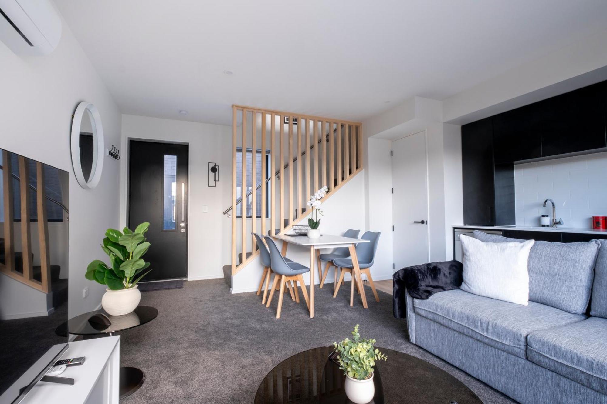 Luxury 2 Bed Townhome In Cbd Christchurch Extérieur photo
